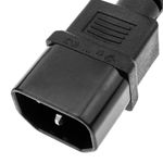 Cable de alimentación eléctrico IEC-60320 C14 a schuko hembra de 1.8m - FA09200 - 07