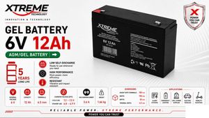 Batería Xtreme de gel 6V 12Ah