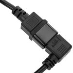Cable de alimentación IEC-60320 de C13-acodado a C14 de 3m - FA07500 - 05