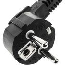 Prolongador de cable eléctrico schuko macho a hembra de 2 m negro - CH00600 - 07