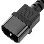 Cable de alimentación IEC-60320 C13-Acodado a C14 de 1.8m - FA07400 - 07