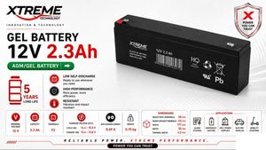 Batería Xtreme de gel 12V 2.3Ah