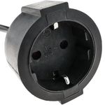 Cable eléctrico alta calidad 3x1.5mm² IEC60320 C20 a schuko hembra 30cm - FA07200 - 02