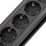Regleta de enchufes 6 schuko con interruptor y protección sobretensiones (1.5m cable) - CA00400 - 03