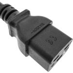 Cable eléctrico alta calidad 3x1.5mm² IEC60320 C19-hembra a C14-macho 1.8m - FA07100 - 08