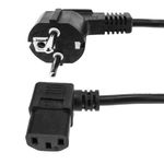 Cable de alimentación eléctrico IEC-60320 C13 acodado a schuko macho de 1.8 m - CH03100 - 04