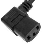 Cable de alimentación eléctrico IEC-60320 C13 acodado a schuko macho de 1.8 m - CH03100 - 07
