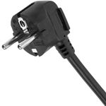 Regleta de enchufes 10 schuko con interruptor y protección sobretensiones negro (1.5m cable) - CA00600 - 10