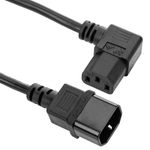 Cable de alimentación IEC-60320 de C13-acodado a C14 de 3m - FA07500 - 01
