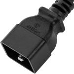 Cable Alimentación IEC-60320 0.2m (C13 / C20) - FA09700 - 07