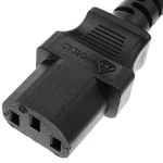 Cable de alimentación eléctrico IEC-60320 C13 a C14 de 3m - CH02200 - 07