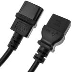 Cable eléctrico alta calidad 3x1.5mm² IEC60320 C19 hembra a C14 macho 3m - FA07300 - 05