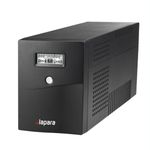 SAI Lapara 850VA / 480W, in-LINE, 2x Schuko, USB, RJ11, LCD - LA-VST-850-LCD - 01