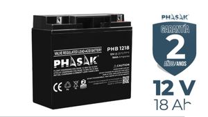 Batería Phasak  12V 18Ah VRLA AGM
