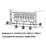 SAI Lapara trifásico 3F-3F, 3F-1F 10000VA/10000W v10, on-line, doble conversión - LA-ON3113-10K-LCD-V.10 - 05