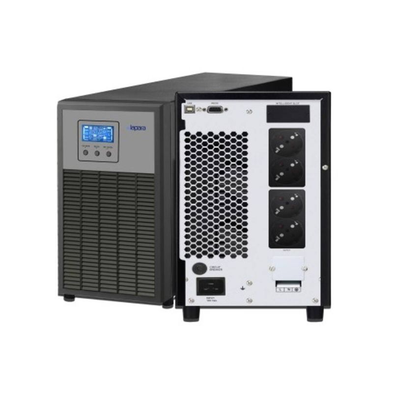SAI Lapara 3000VA/2700W v0.9, on-line, doble conversión, LCD - LA-ON-3K-SH-V.09 - 01