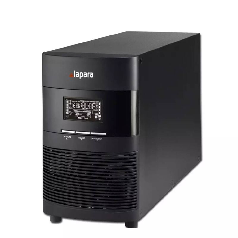 SAI Lapara 1000VA/1000W v1.0, on-line, doble conversión, LCD - LA-ON-1K-LCD-V.10 - 01