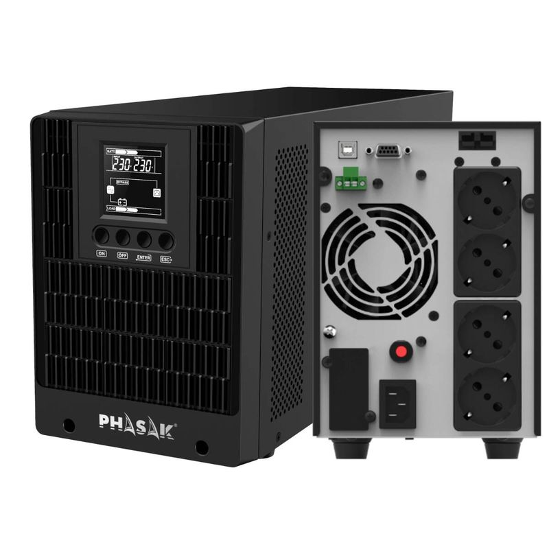 SAI Phasak 2000VA Smart Pro Online LCD - PH 9220 - 01