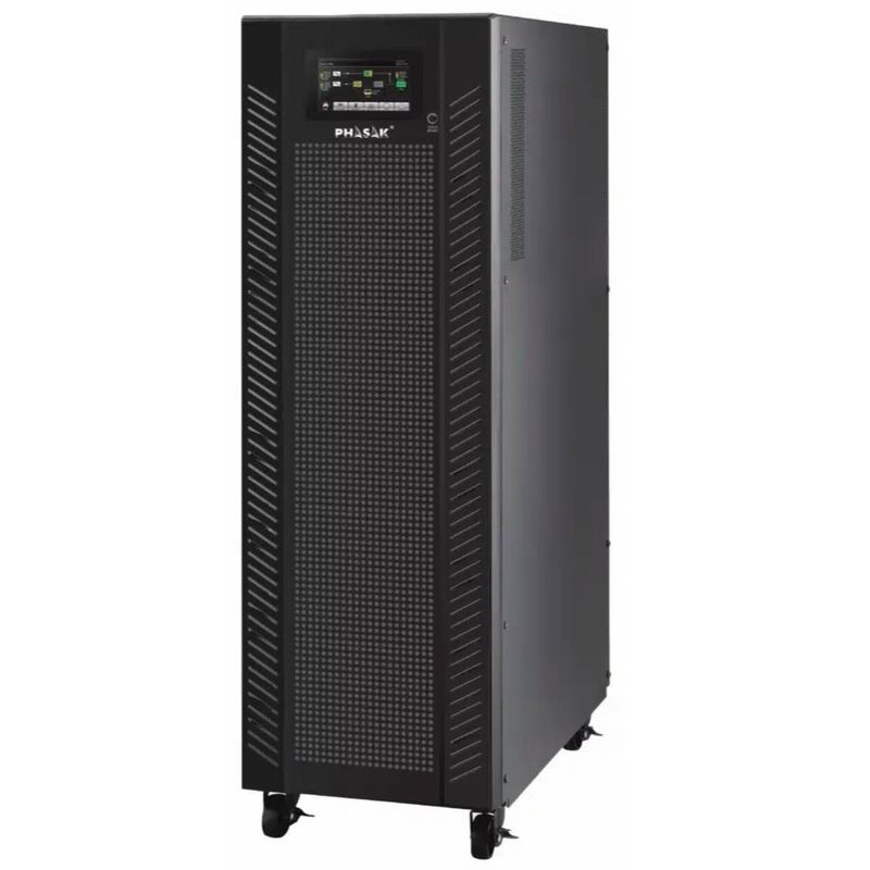 SAI trifásico Phasak Dual Pro series 60000VA/60000W, 3F - 3F, online (no incluye baterías) - PH 9286 - 01