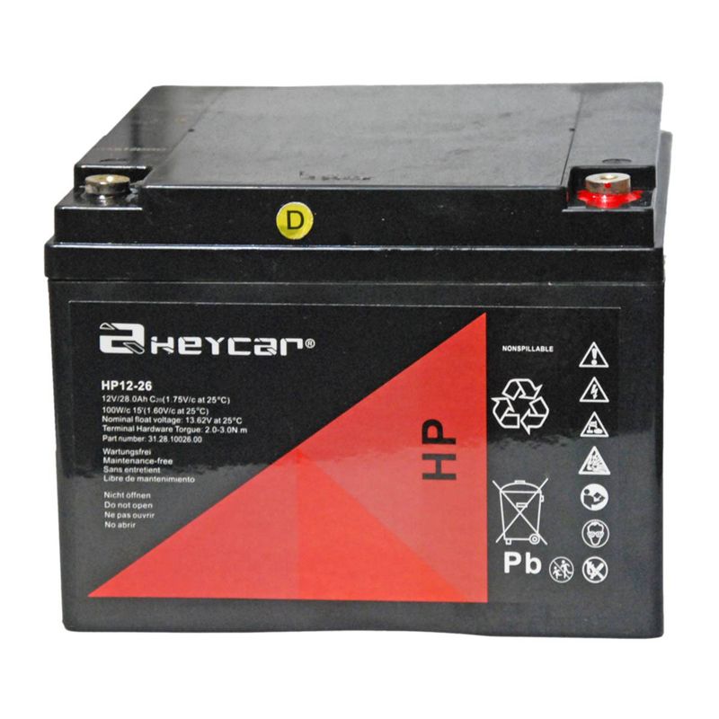Batería AGM de 12V/26Ah - HP12-26 - 01
